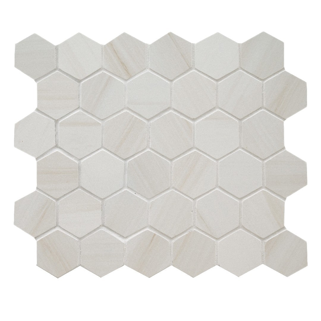 MS International Eden 12" x 12" Matte 2" Hexagon Porcelain Mosaic