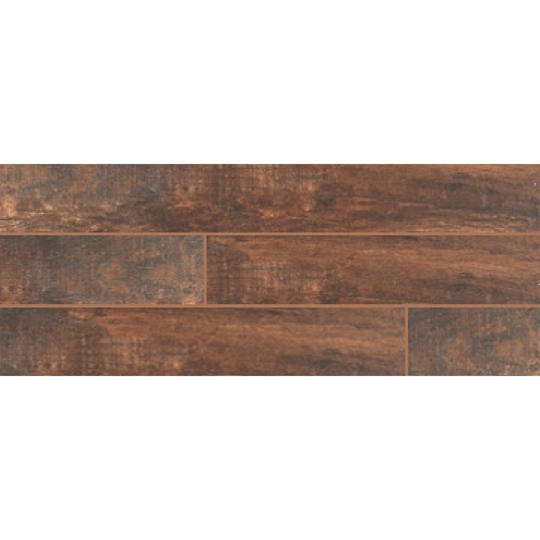 MS International Redwood 6" x 36" Matte Glazed Porcelain Plank