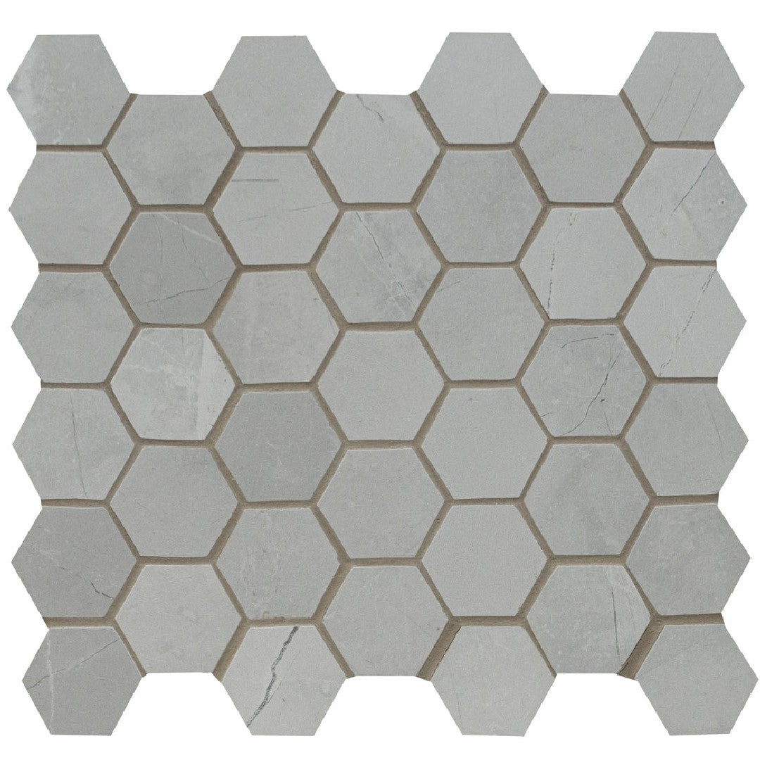 MS International Sande 12" x 12" Matte 2" Hexagon Porcelain Mosaic