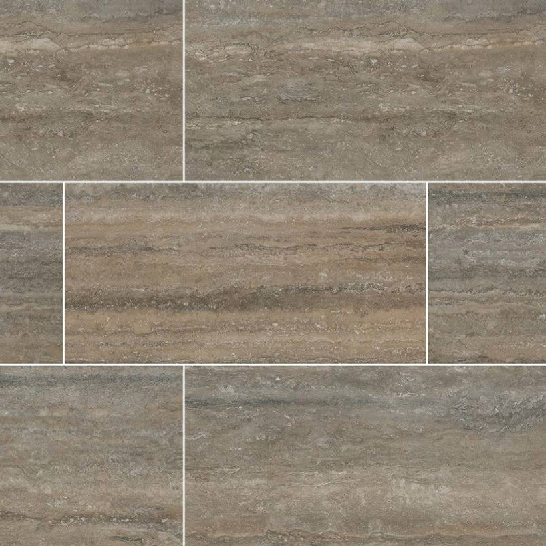MS International Veneto 12" x 12" Polished Brick Porcelain Mosaic