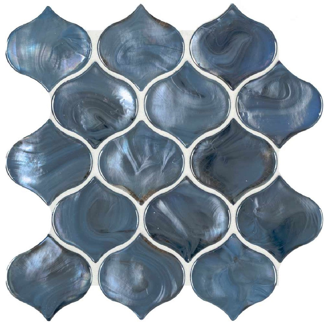 MS International Specialty Shape 10" x 10.2" Glossy Marble Mosaic