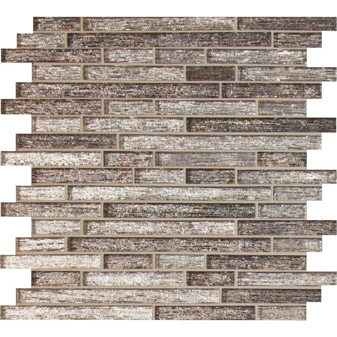 MS International Luxe 11.81" x 11.81" Glass Mosaic
