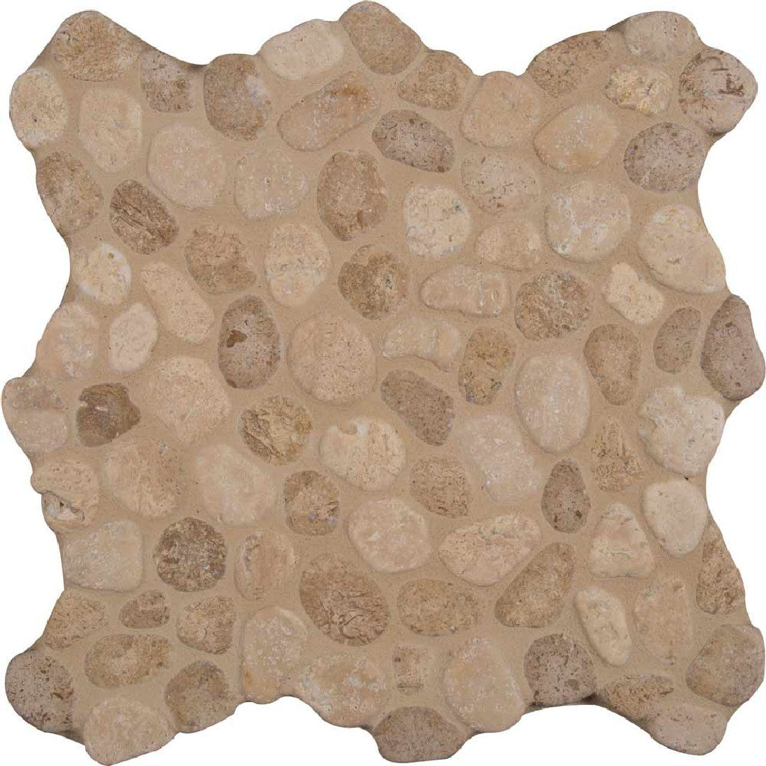 MS International Rio Lago 11.42" x 11.42" Tumbled Natural Stone Mosaic