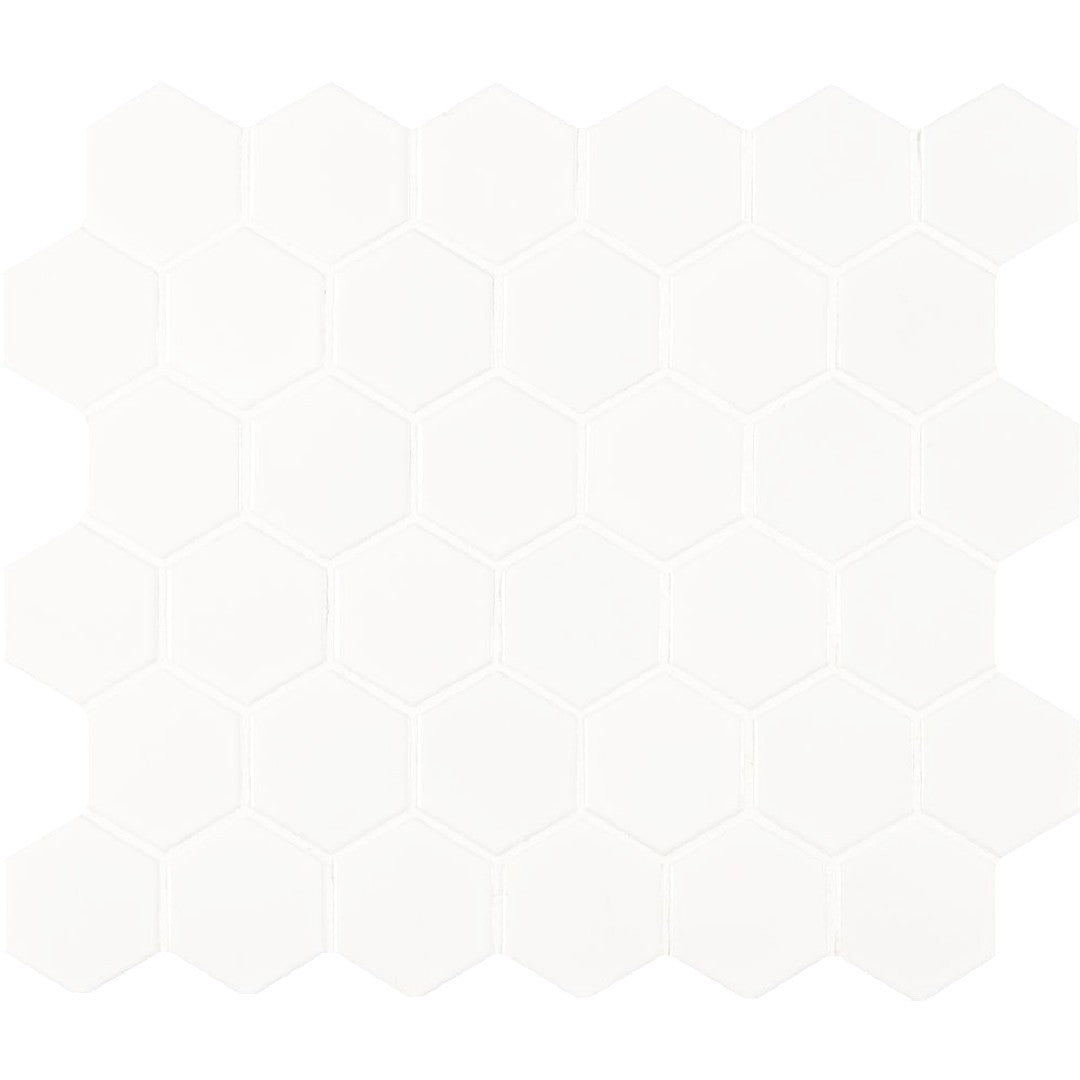 MS International Domino 11.02" x 12.6" Glossy Porcelain Mosaic