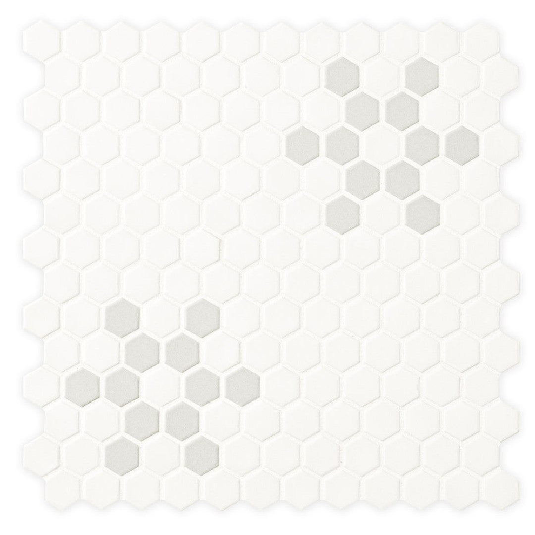 MS International Domino 11.81" x 11.81" Hexagon Porcelain Mosaic