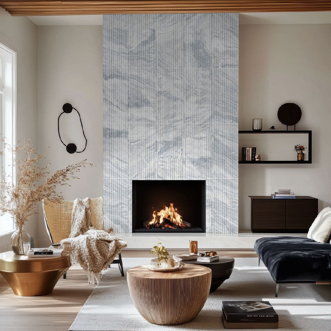 MS-International-Capri-Blue-12-x-24-Honed-Marble-Fluted-Tile-Valentino-Fluto