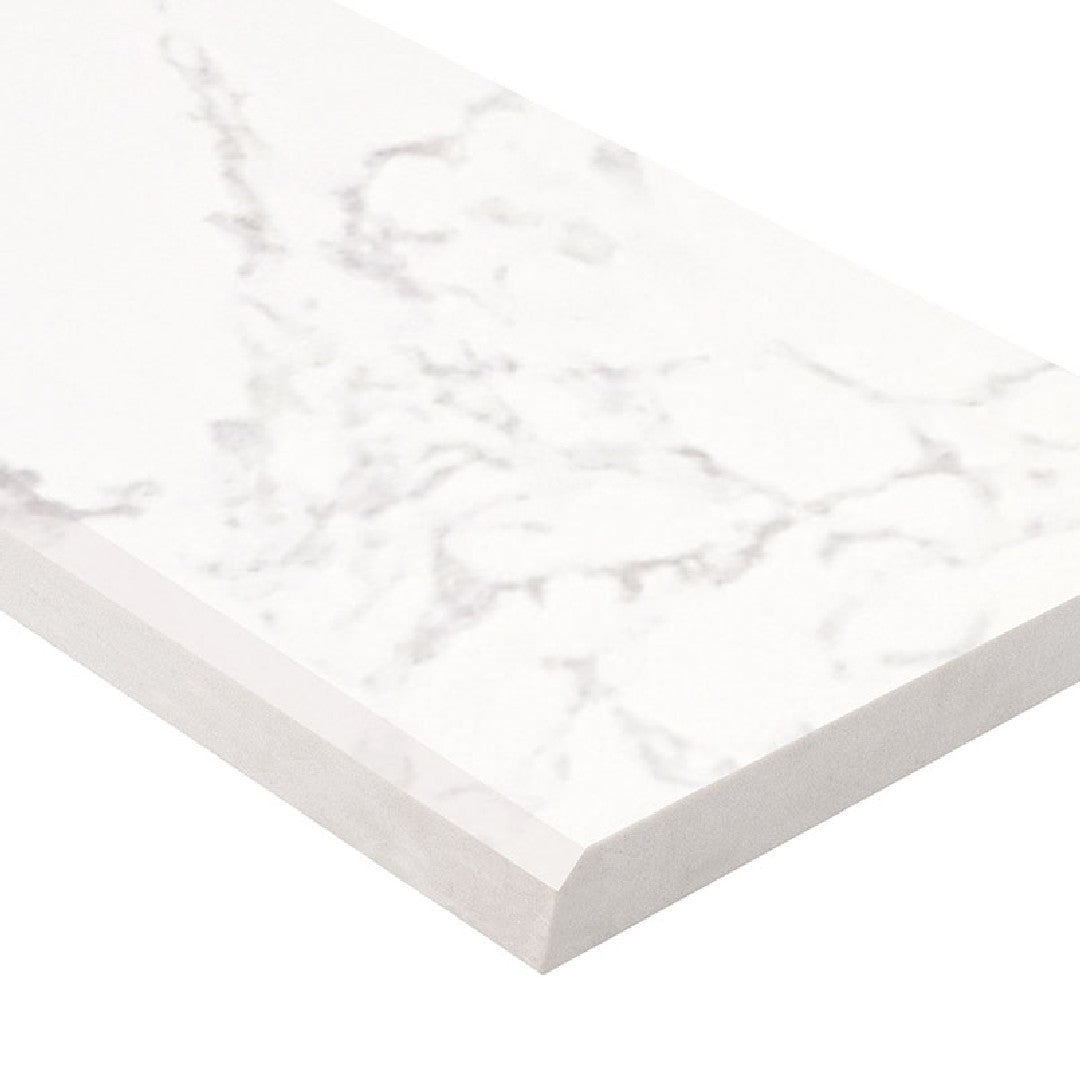MS International Threshold & Sills 5" x 30" Polished Engineered Marble Threshold Single Beveled