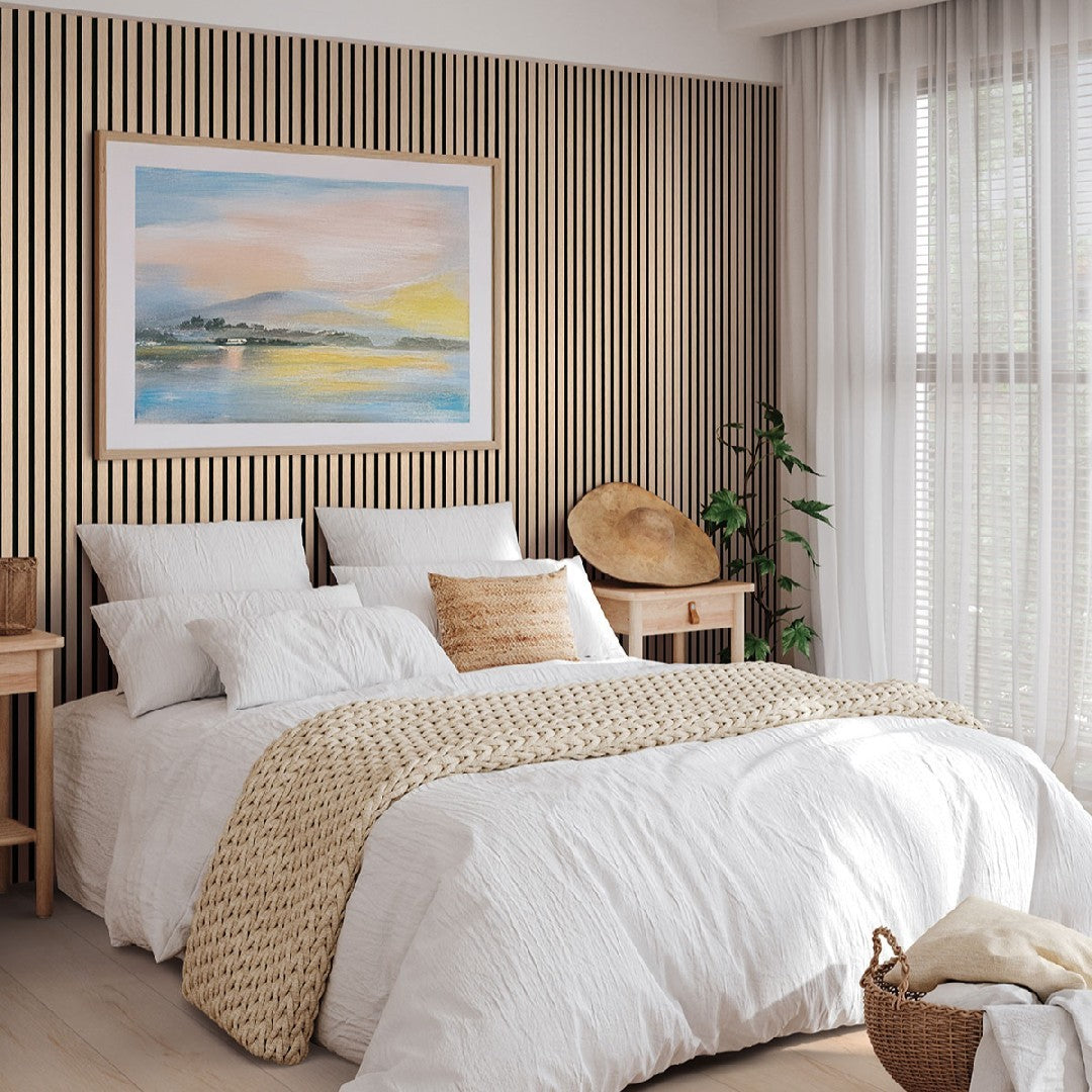 MS-International-Acoustic-Wood-Slat-9.5-x-94.5-Engineered-Hardwood-Wall-Panel-Blonde