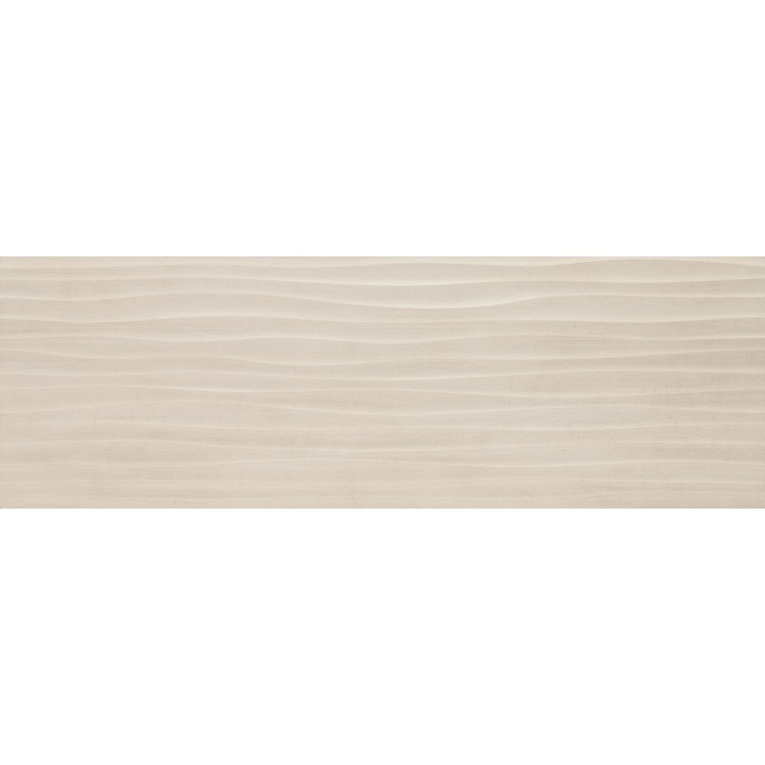 Marazzi Materika 16" x 48" Textured Ceramic Wave Wall Tile