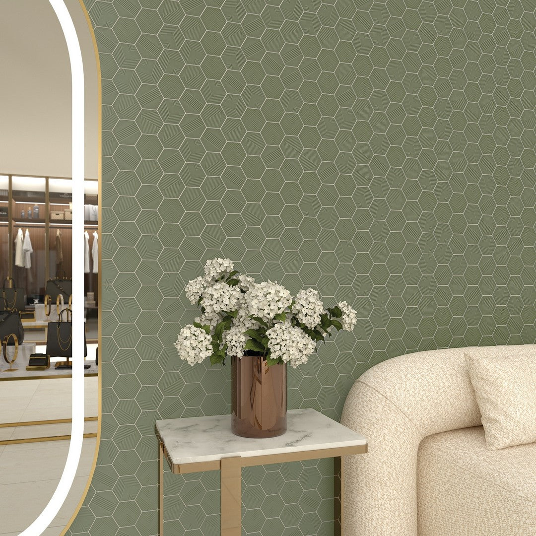 Marazzi-Rhyme-and-Reason-4-x-4-Wall-Hexagon-Tile-Indigo