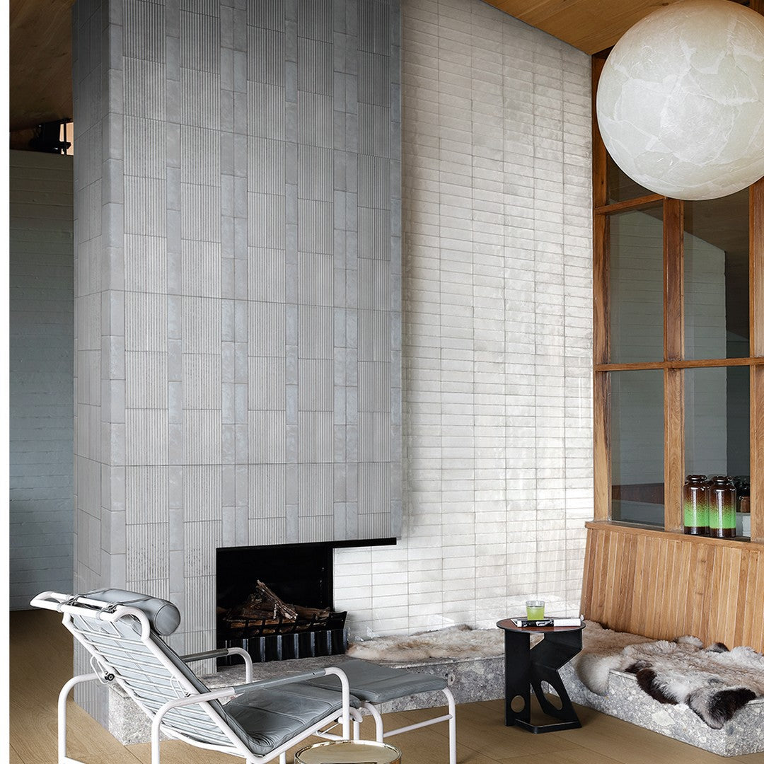 Marazzi-Rice-2-x-6-Glossy-Rectangle-Tile-Natural-Deco-Leaf