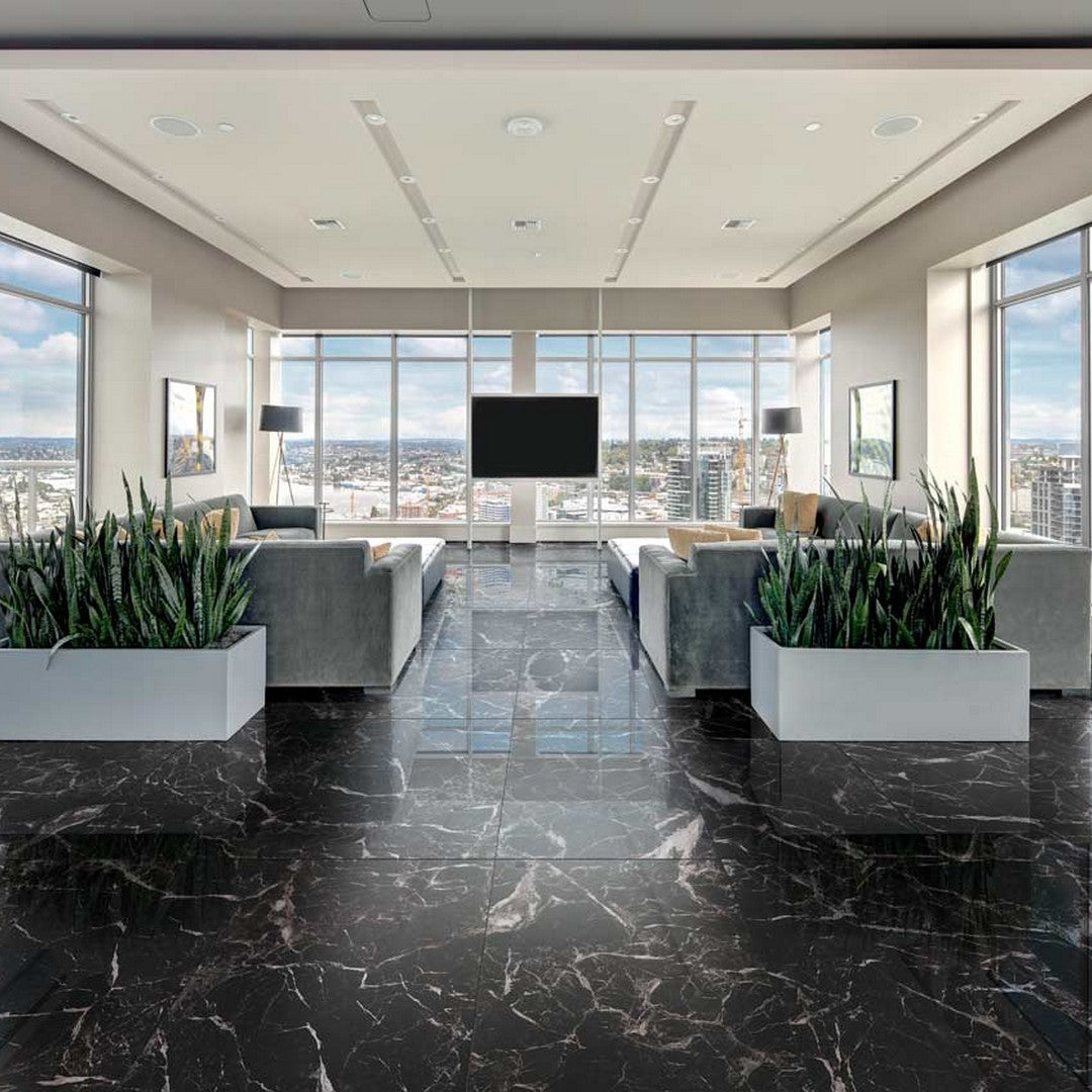 Floors-2000-Marbles-24-x-24-Polished-Rectified-Porcelain-Tile-Marmo-Nero