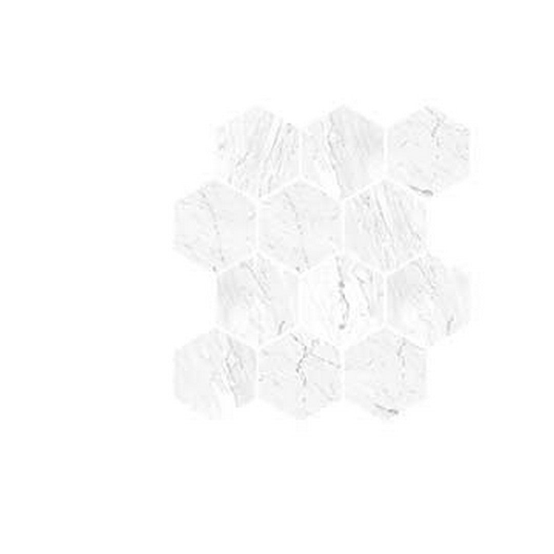 Floors-2000-Marbles-9-x-11-Polished-Porcelain-Hexagon-Tile-Oniciata-Grey