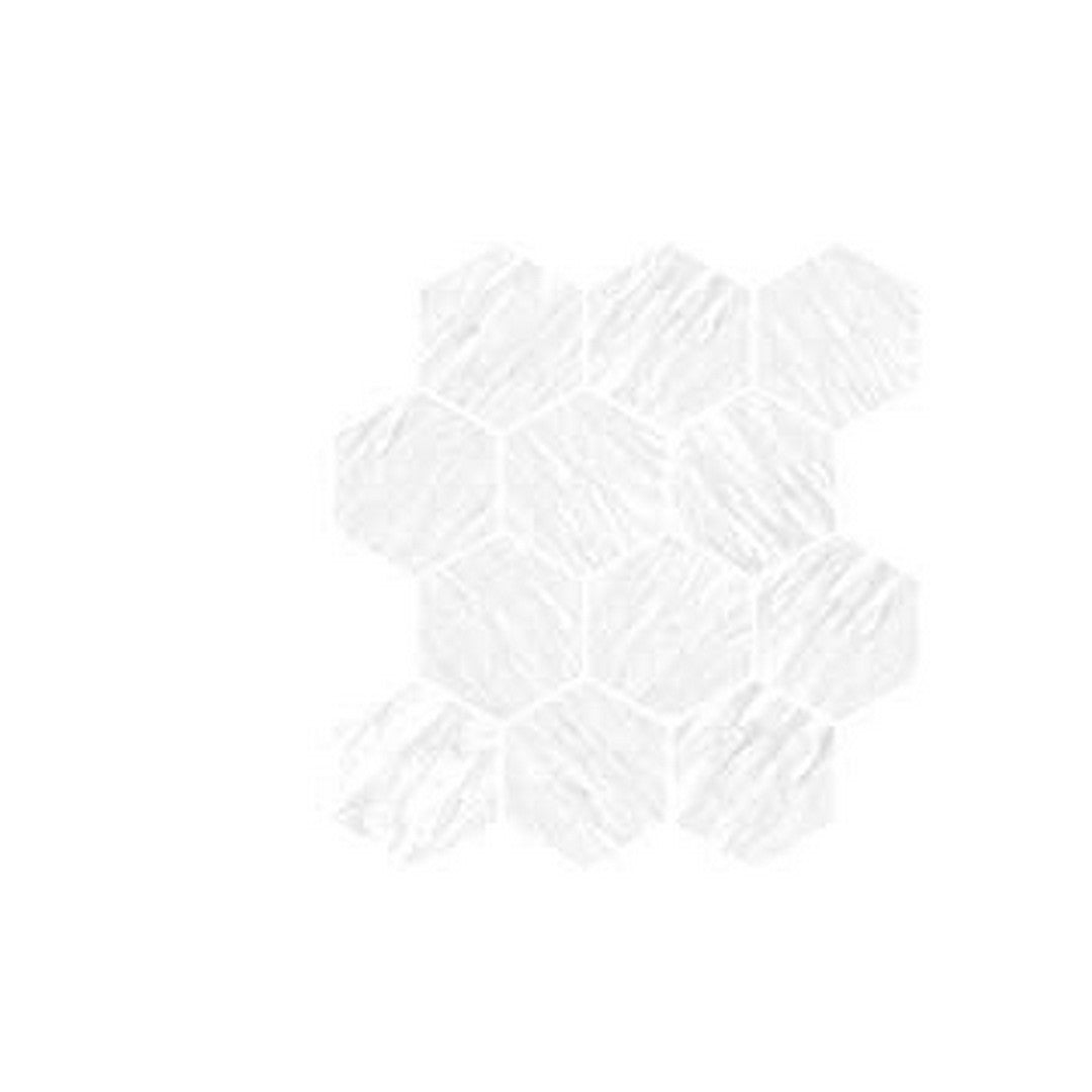 Floors-2000-Marbles-9-x-11-Polished-Porcelain-Hexagon-Tile-Carrara-White