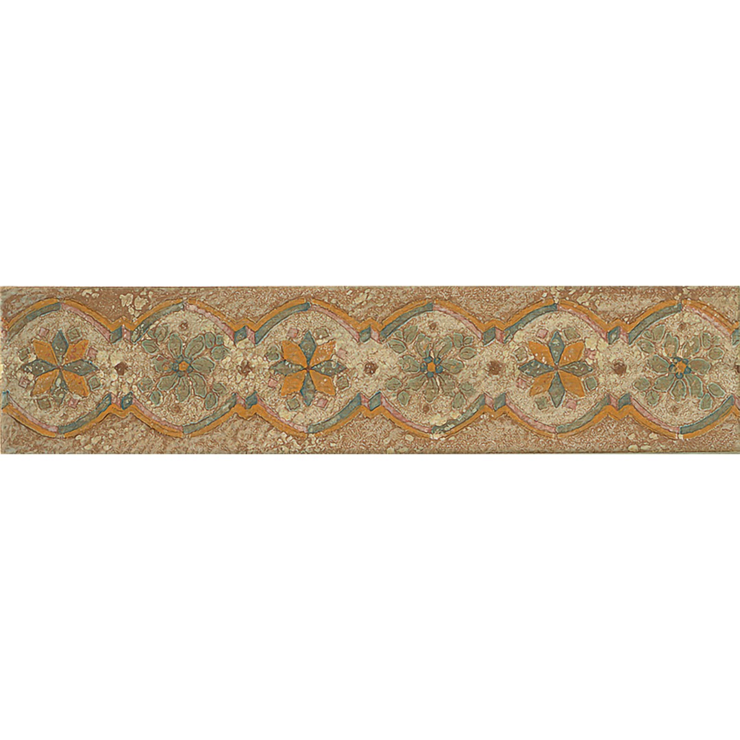 Bedrosians Cotto Nature 3" x 14" Glossy Porcelain Deco Tile