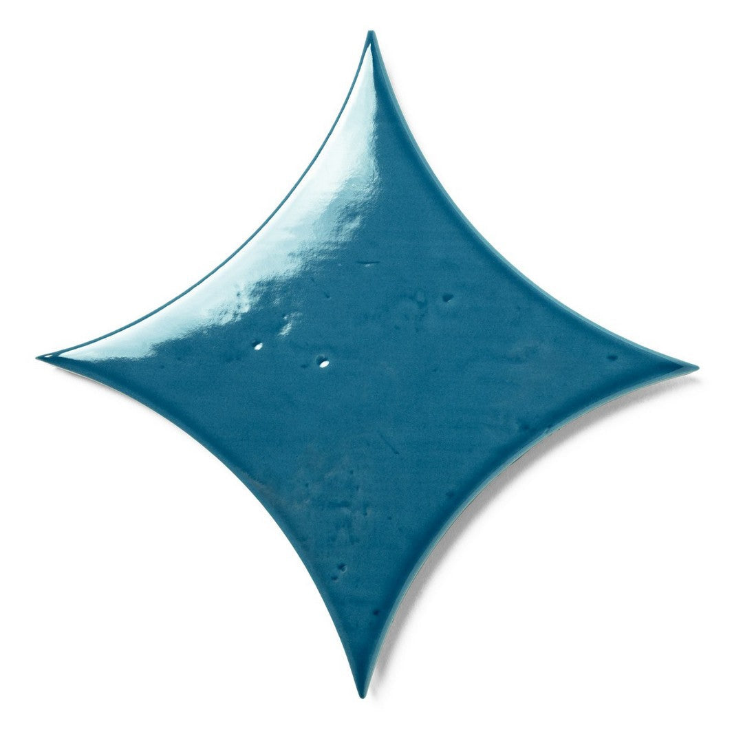 Bedrosians Legacy 6.5" x 6.5" Glossy Porcelain Kite Field Tile