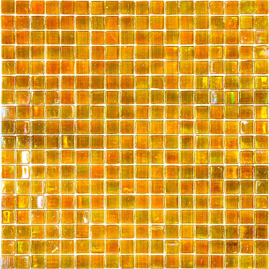 Mir Alma Solid Color Nibble Beige 11.6" x 11.6" Glass 0.6" Mosaic