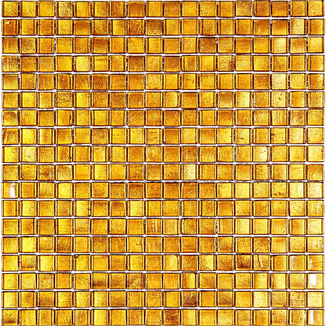 MiR Solid Color Nibble Brown 11.6" x 11.6" Glass 0.6" Mosaic