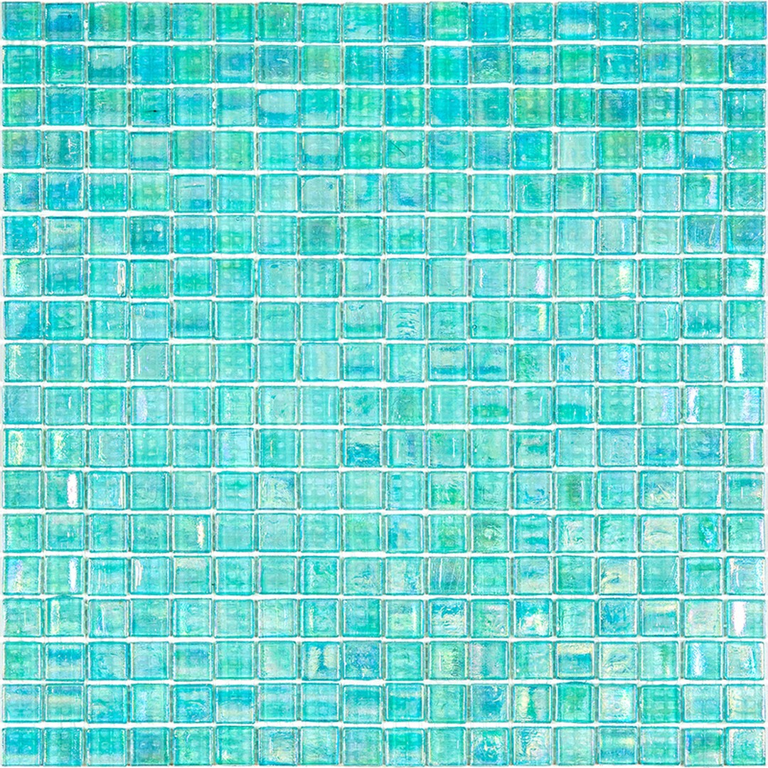 MiR Solid Color Nibble Green 11.6" x 11.6" Glass 0.6" Mosaic