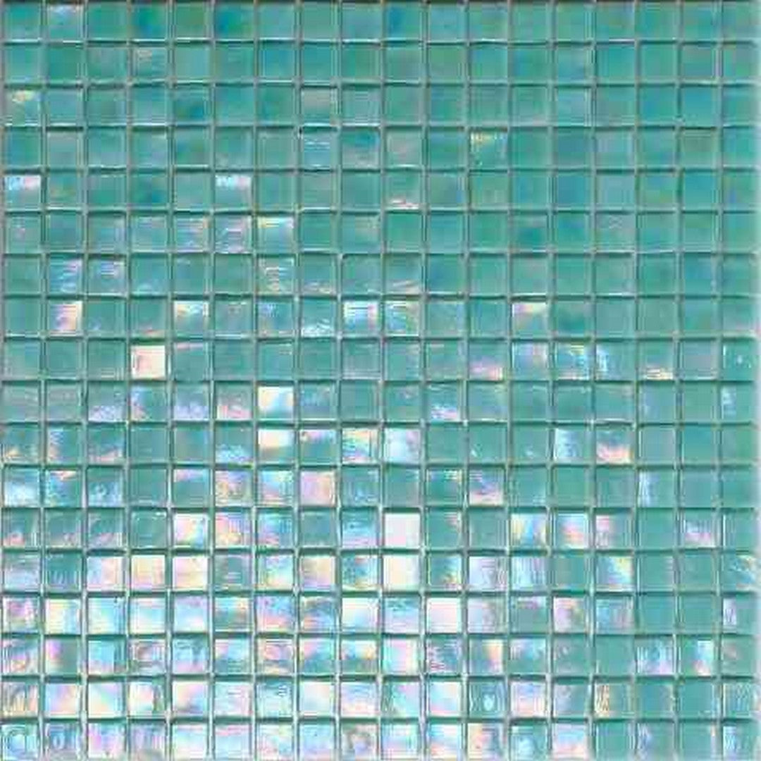 MiR Solid Color Nibble Green 11.6" x 11.6" Glass 0.6" Mosaic