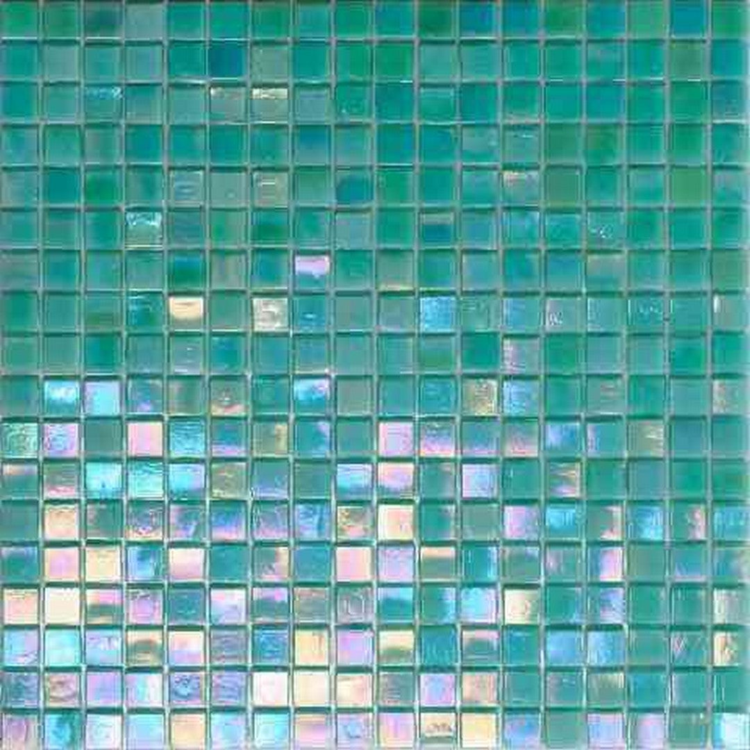 MiR Solid Color Nibble Green 11.6" x 11.6" Glass 0.6" Mosaic