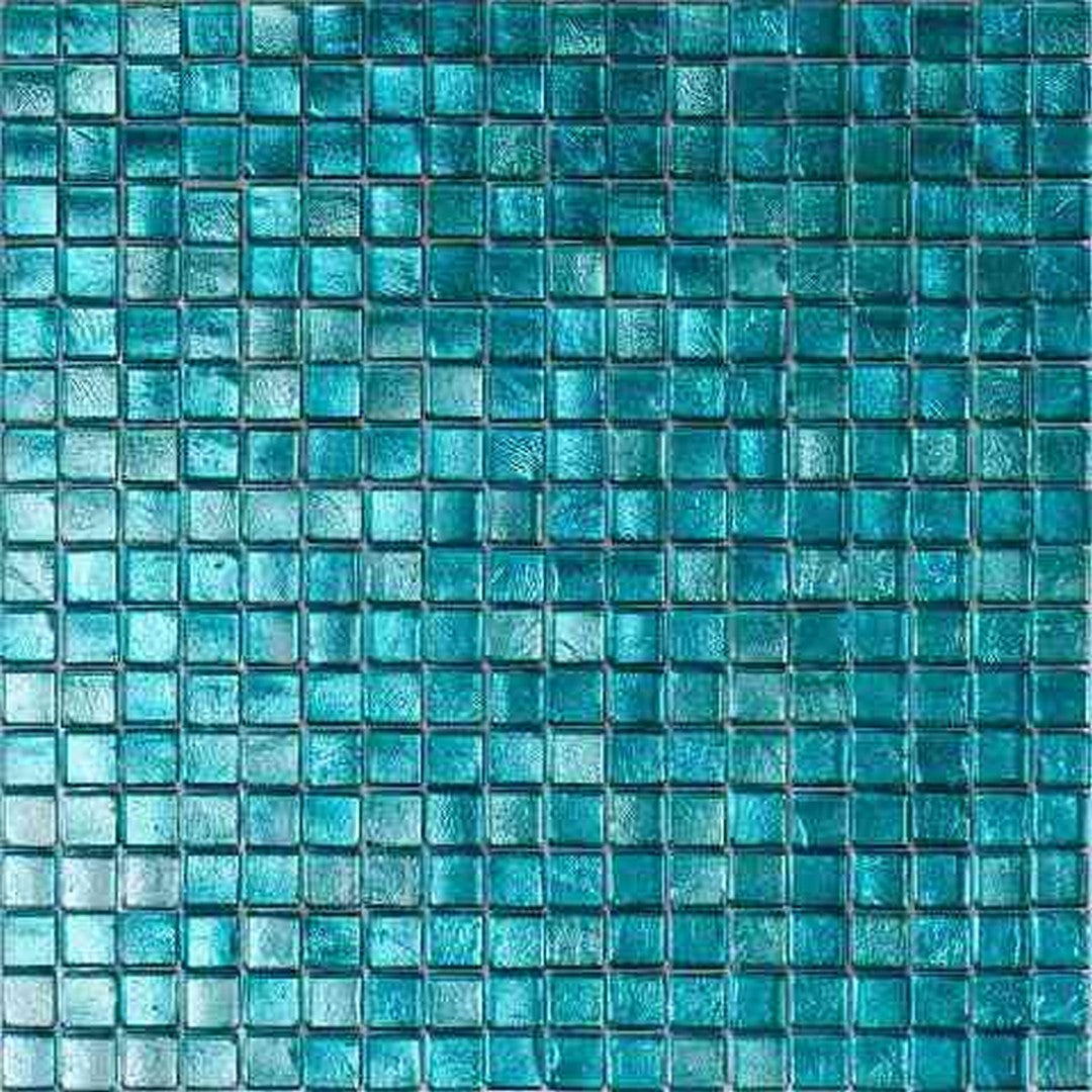 MiR Solid Color Nibble Green 11.6" x 11.6" Glass 0.6" Mosaic