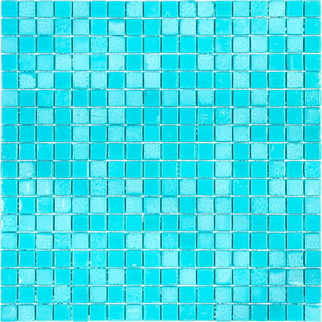 MiR Solid Color Nibble Green 11.6" x 11.6" Glass 0.6" Mosaic