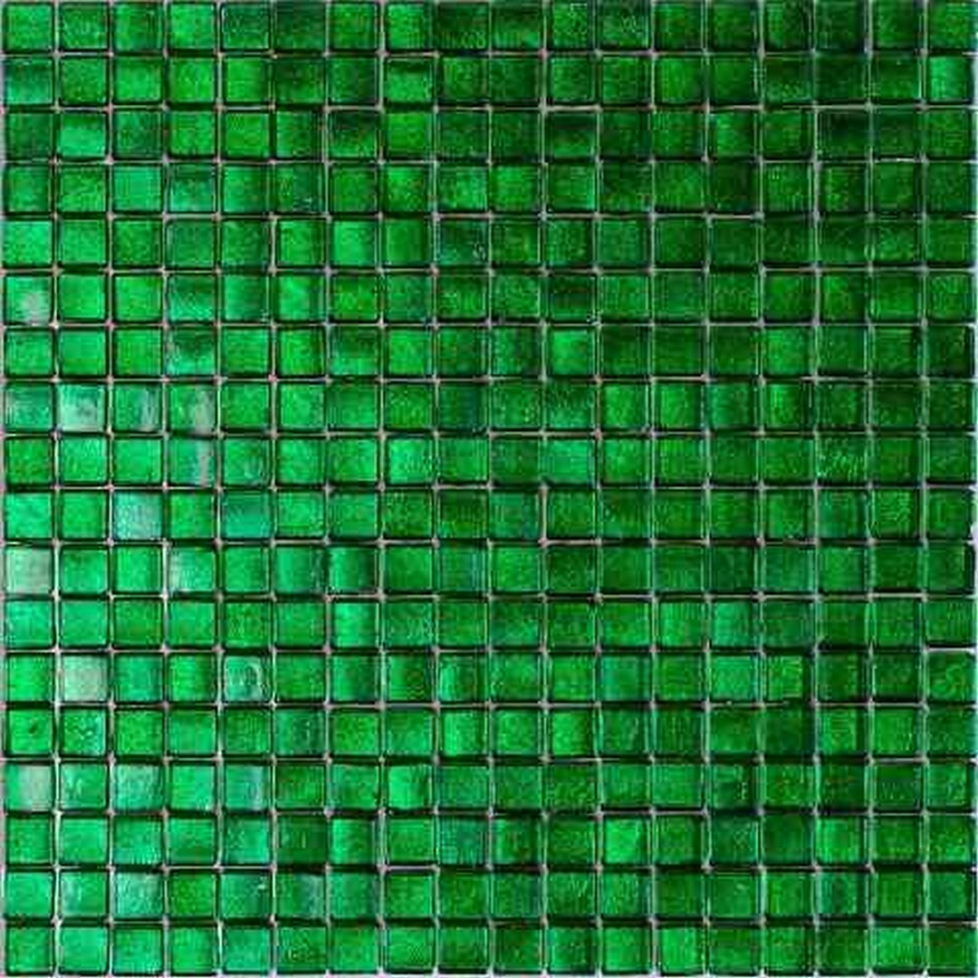 MiR Solid Color Nibble Green 11.6" x 11.6" Glass 0.6" Mosaic