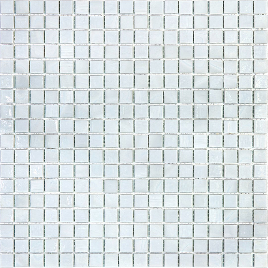 MiR Solid Color Nibble Grey 11.6" x 11.6" Glass 0.6" Mosaic