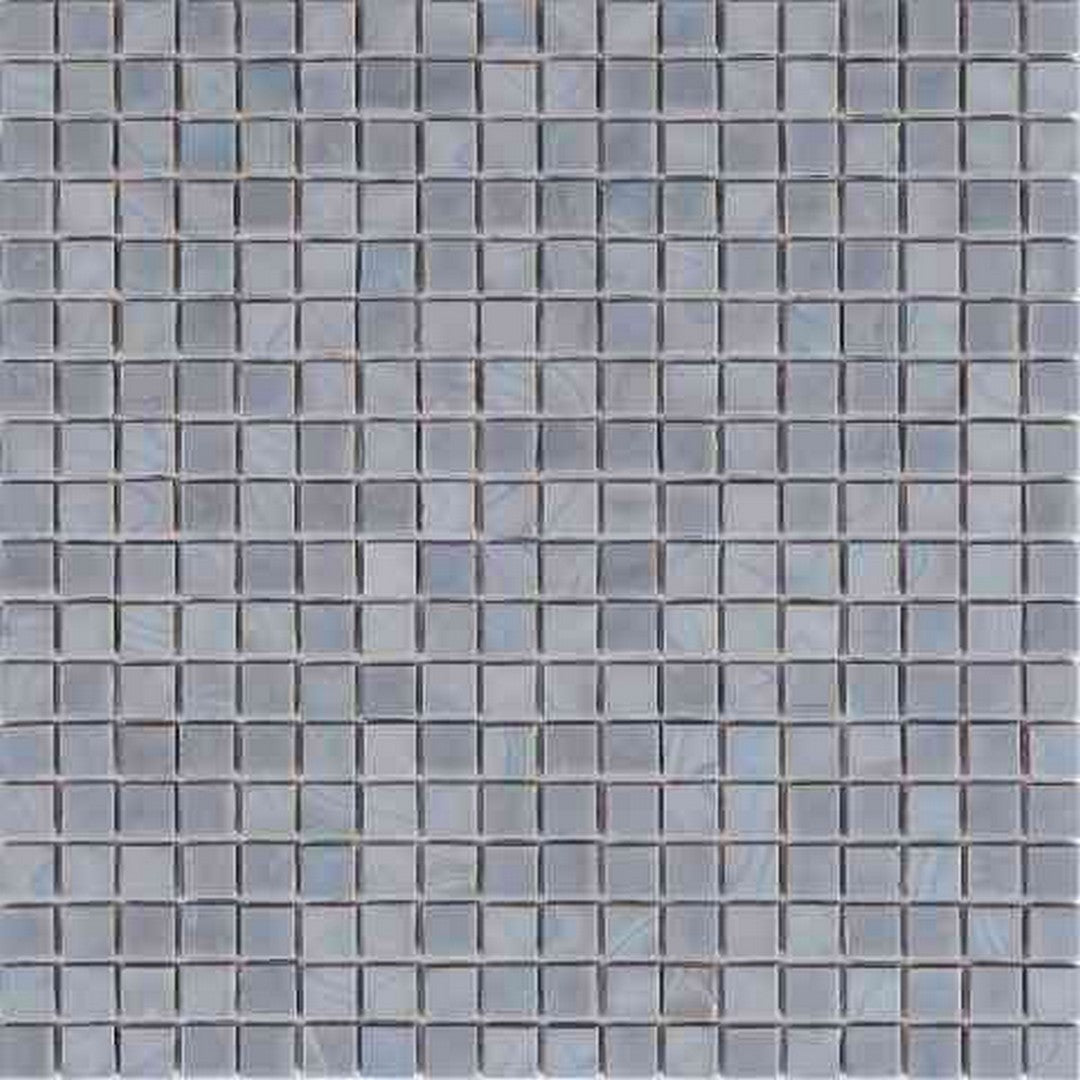 MiR Solid Color Nibble Grey 11.6" x 11.6" Glass 0.6" Mosaic