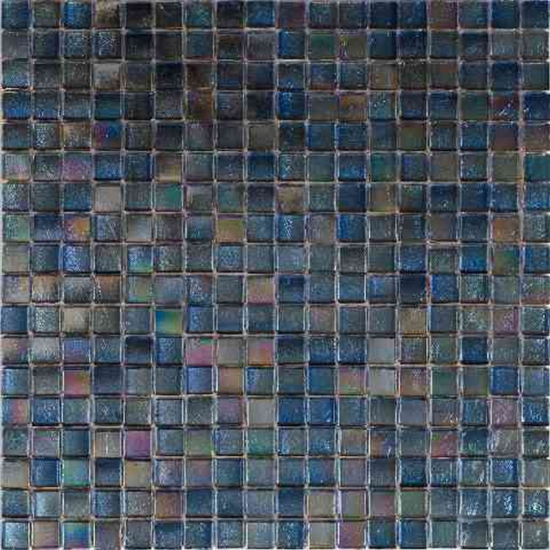MiR Solid Color Nibble Grey 11.6" x 11.6" Glass 0.6" Mosaic