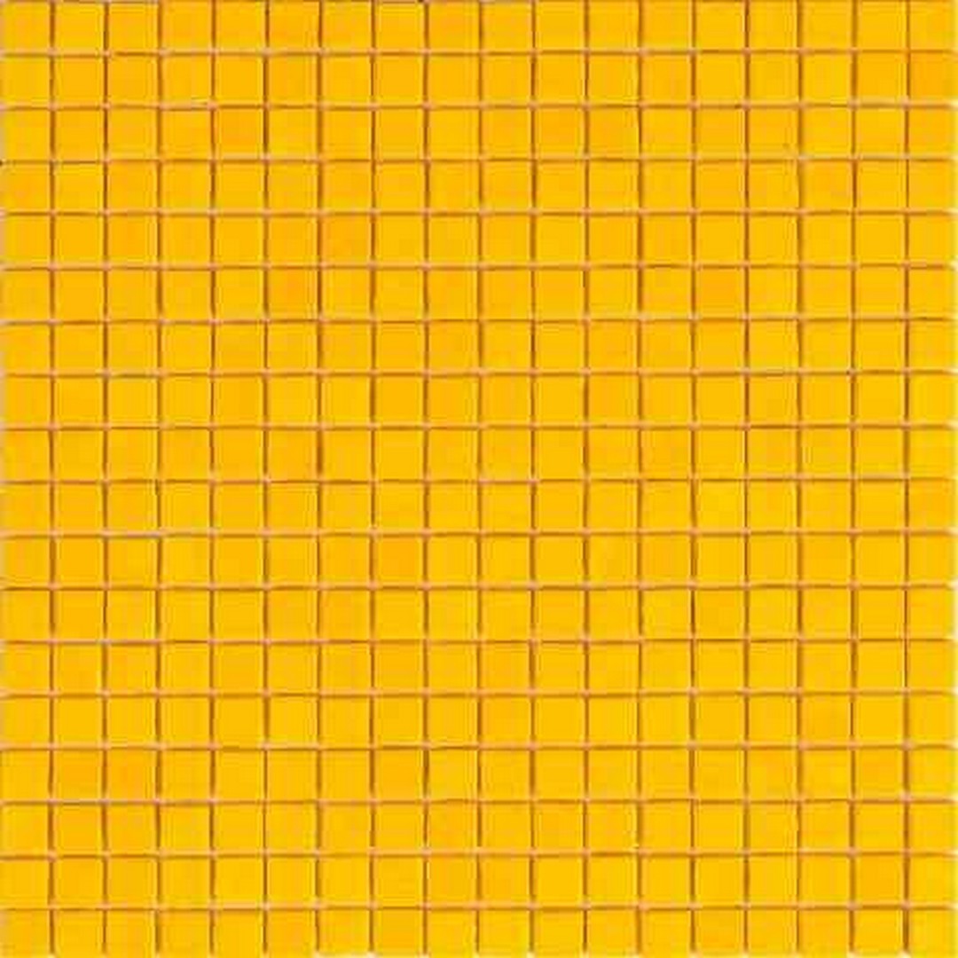 MiR Solid Color Nibble Orange 11.6" x 11.6" Glass 0.6" Mosaic
