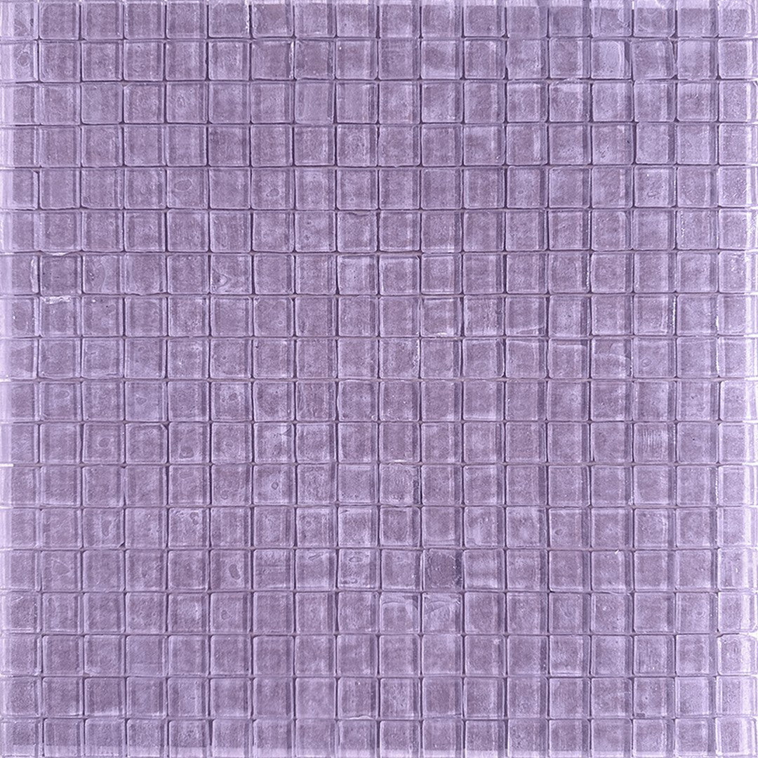 MiR Solid Color Nibble Red 11.6" x 11.6" Glass 0.6" Mosaic