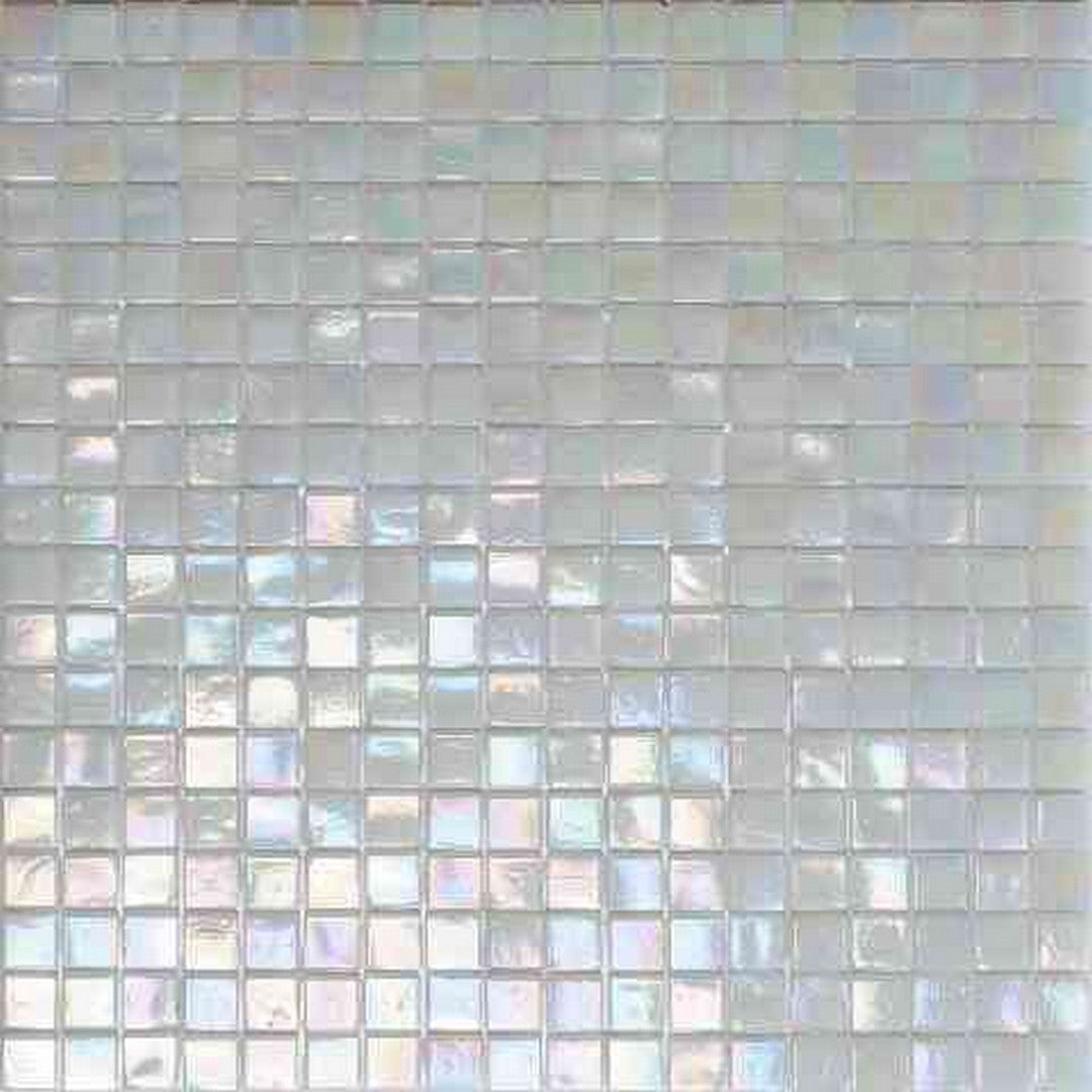 MiR Solid Color Nibble White 11.6" x 11.6" Glass 0.6" Mosaic
