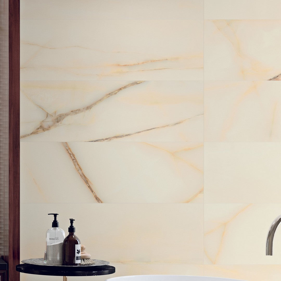 Ottimo-Newbury-12-x-36-Glossy-Ceramic-Tile-Gold