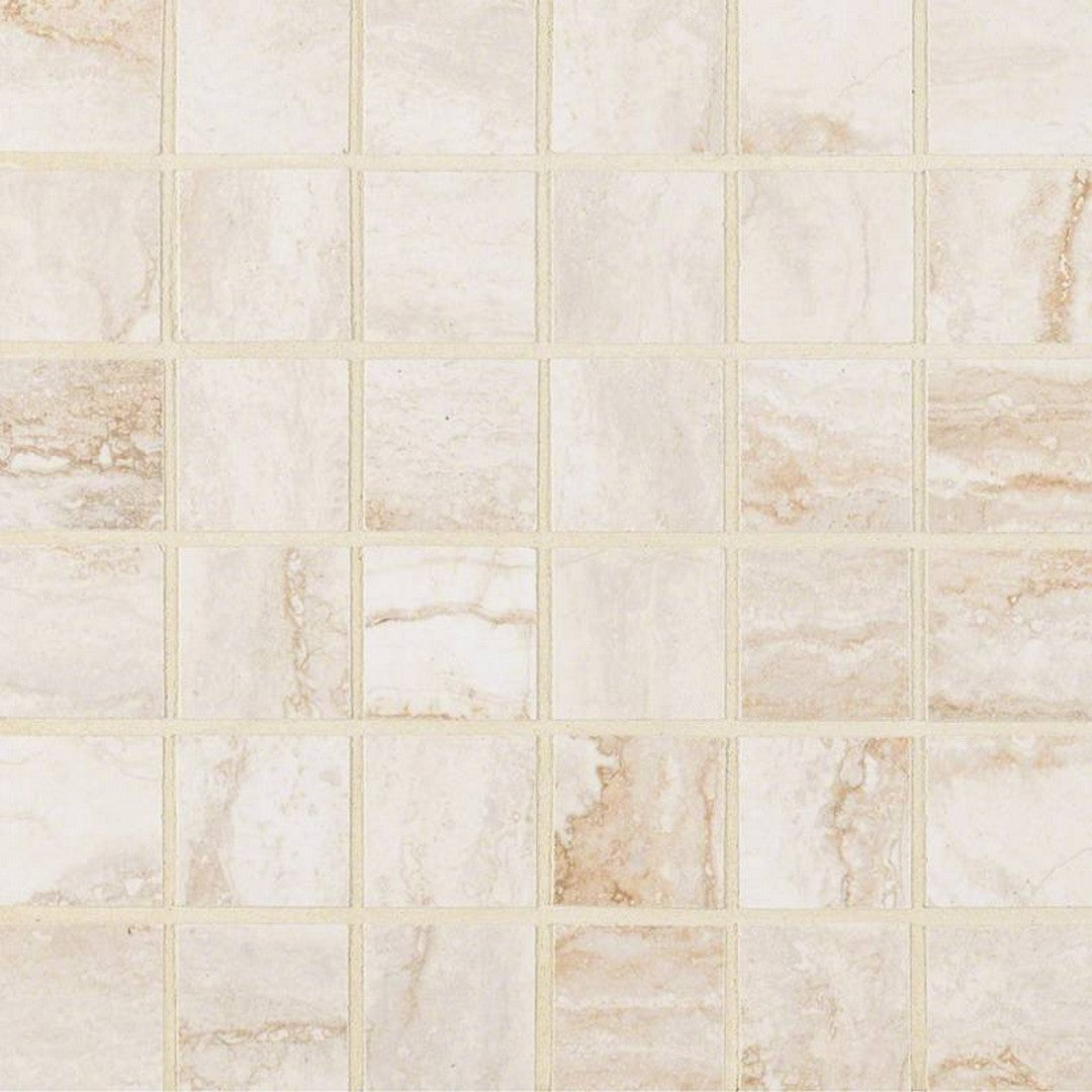 MS International Bernini 12" x 12" Polished Porcelain Mosaic