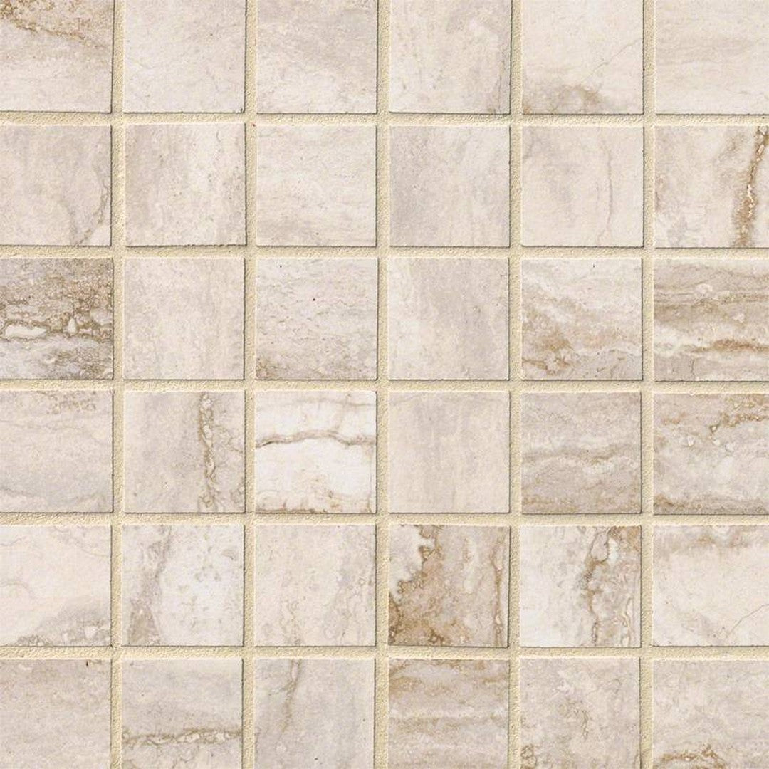 MS International Bernini 12" x 12" Polished Porcelain Mosaic