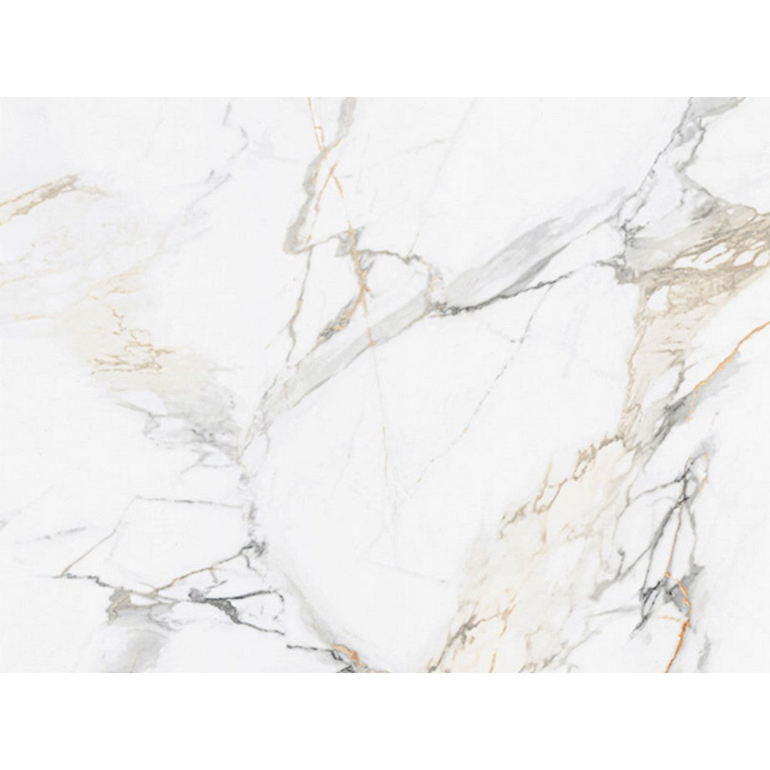 MS International Calacatta Golden 32" x 72" Polished Porcelain Panel
