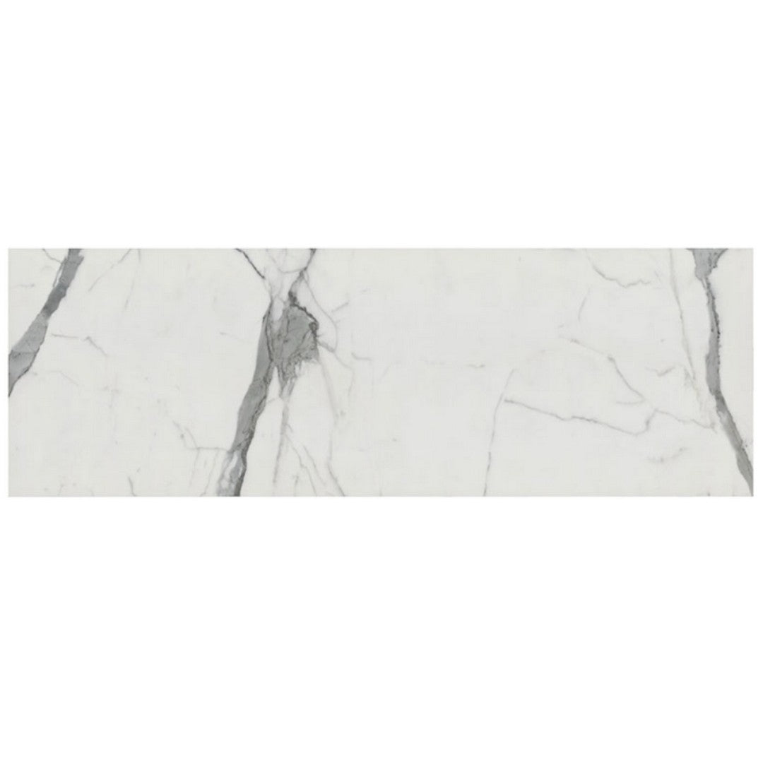 MS International Montblanc Statuario 32" x 72" Polished Porcelain Panel