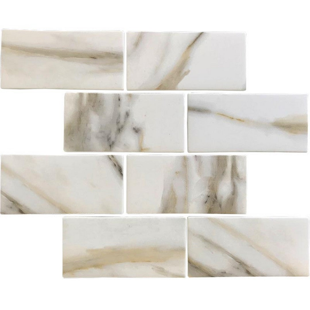 MiR Nantucket 11.5" x 11.5" Matte Glass Rectangle Mosaic