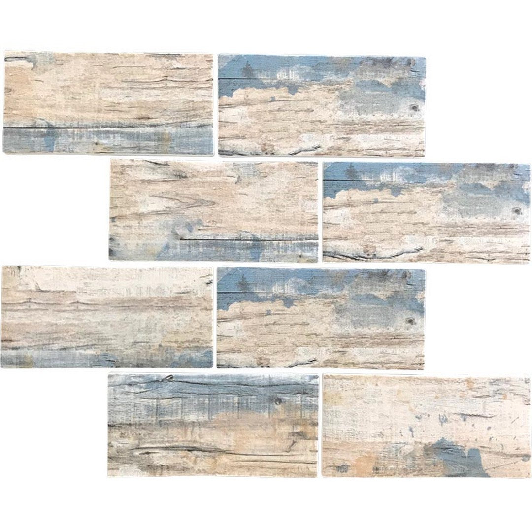 MiR Nantucket 11.5" x 11.5" Matte Glass Rectangle Mosaic