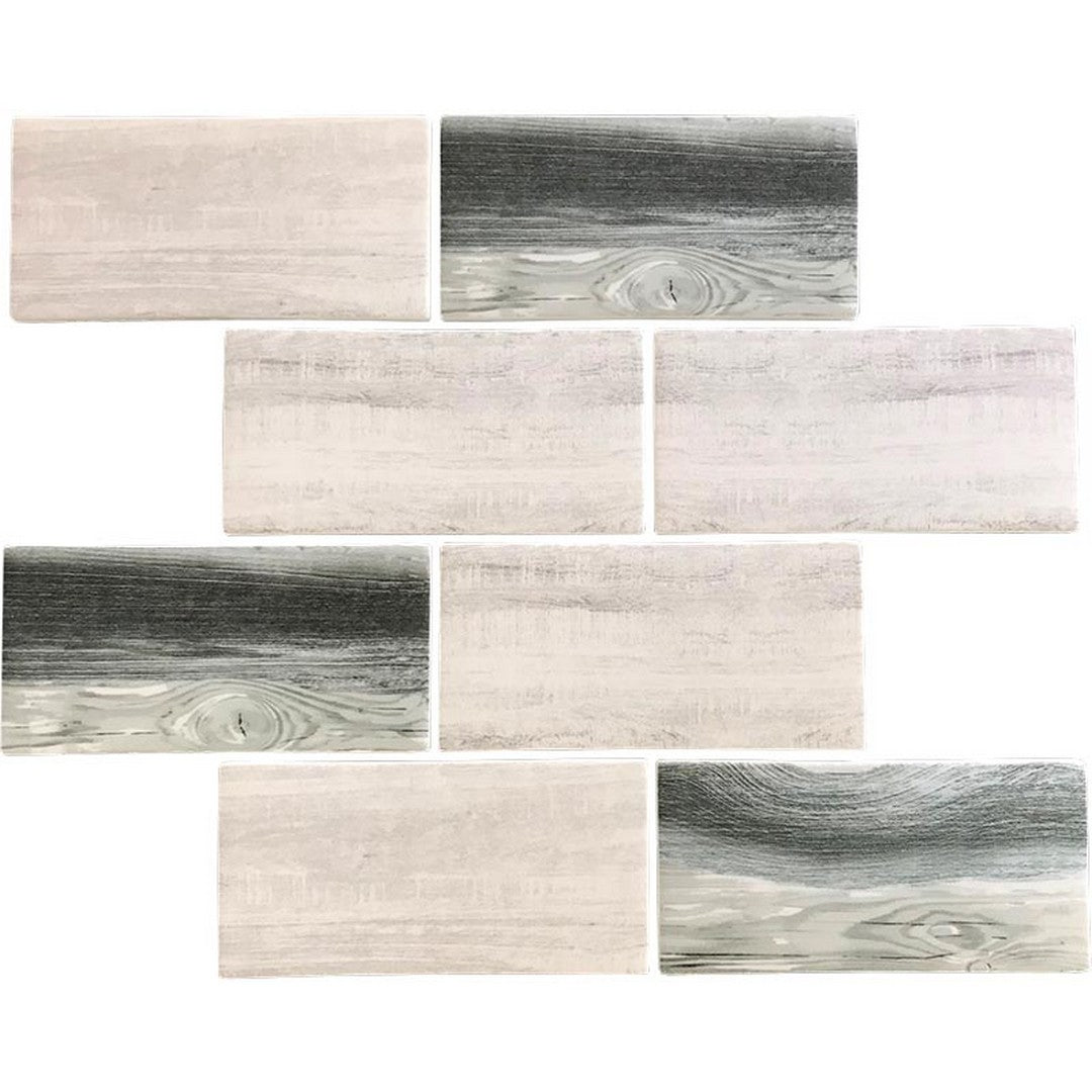 MiR Nantucket 11.5" x 11.5" Matte Glass Rectangle Mosaic