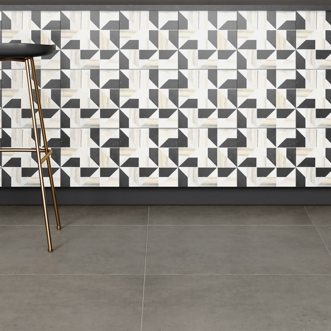 Bedrosians-Materika-32-x-32-Rectified-Matte-Porcelain-Field-Tile-Greige