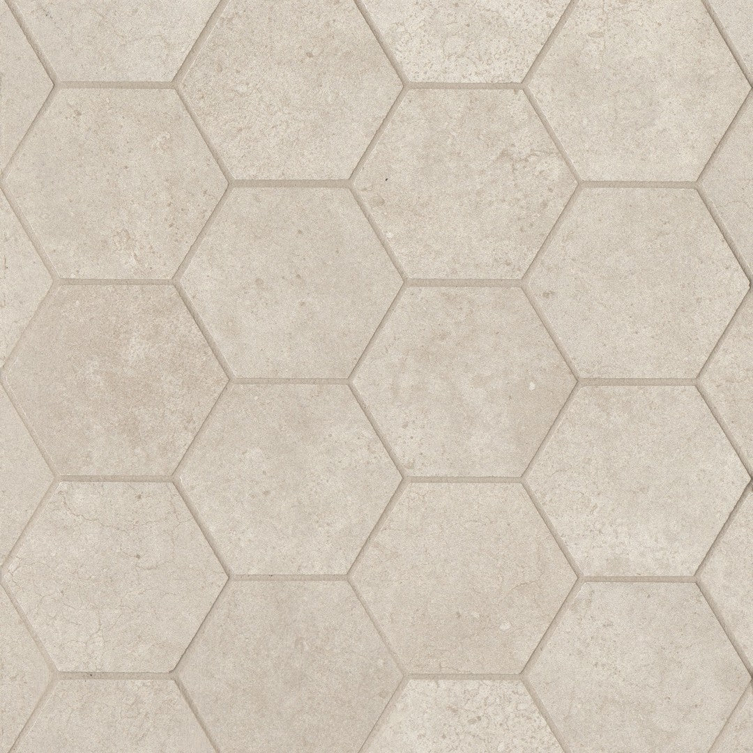 Bedrosians Materika 10.25" x 11.75" Matte Porcelain Hex Mosaic (Sale)