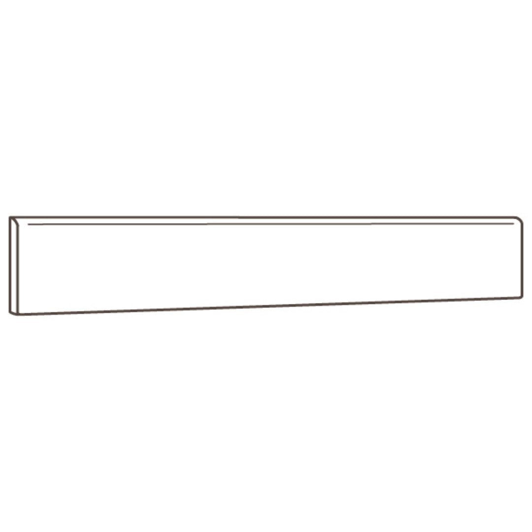 Crossville Native Metal 4" x 24" Unpolished Porcelain Bullnose
