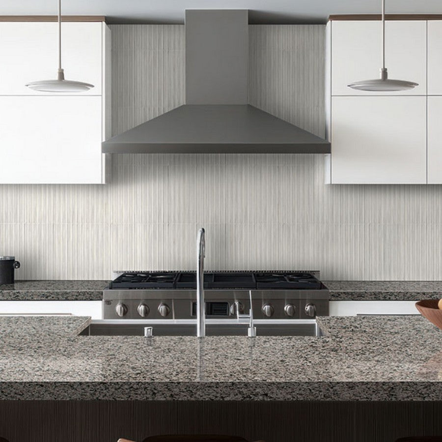MS-International-Gems-5-x-10-Glossy-Slat-Look-Fluted-Porcelain-Wall-Tile-Bianco
