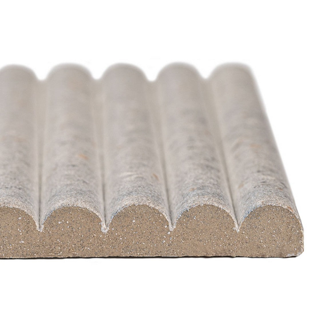 MS International Sinfonia Piano 4.5" x 9" Matte Fluted Wall Porcelain Tile