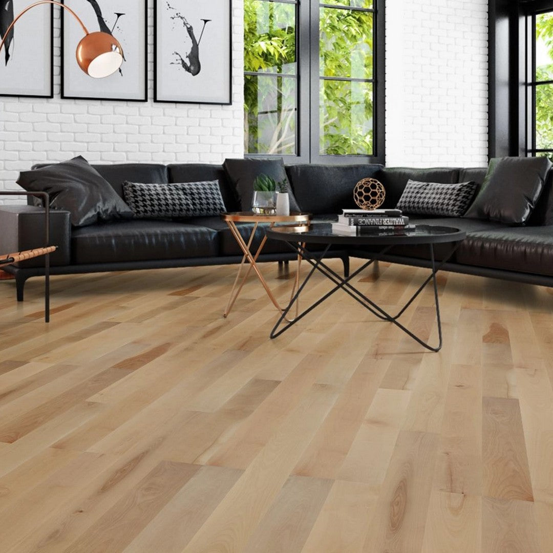 Mercier-Origins-Solid-4.25-x-83-Distinction-Soid-Yellow-Birch-Matte-19mm-Hardwood-Plank-Natural-Yellow-Birch