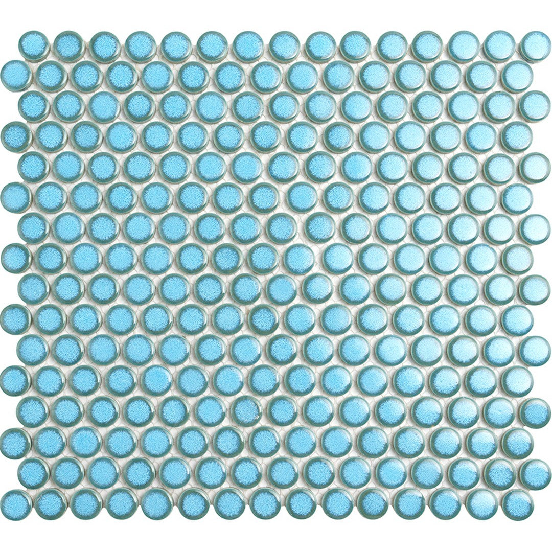 MiR Orbit 12" x 12" Glossy Porcelain 1" Mosaic