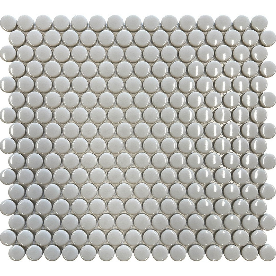 MiR Orbit 12" x 12" Glossy Porcelain 1" Mosaic